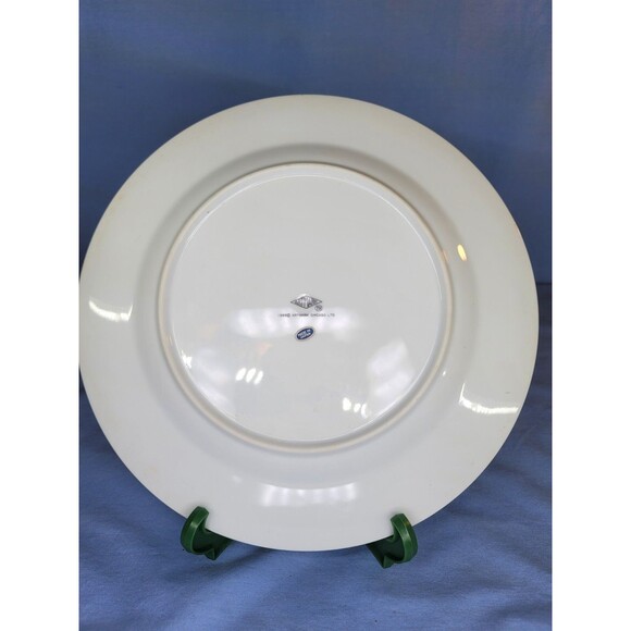 Christmas Tree Plate 10.5'' Vintage 1980s Japan ARTMARK Serving Round Dish - Picture 5 of 12